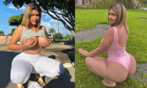 Caleña con un culo impresionante y tetas realmente grandes